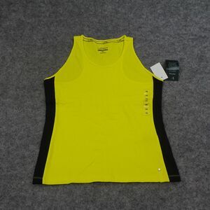 Ralph Lauren Active Tank Top Womens Petite‎ Medium Athleisure Running Yellow B
